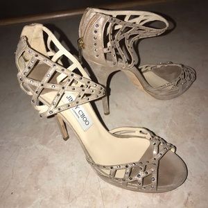 Jimmy Choo (London) Stud Stiletto heels